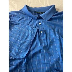 Bobby Jones Blue Designed + Golf Polo-Size 2XL-Lightweight 100% Cotton‎